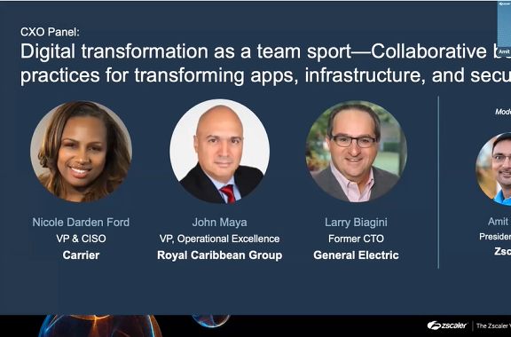 CXO Panel: Digital Transformation as a Team Sport