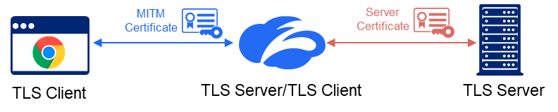 SSL inspection as trusted MitM