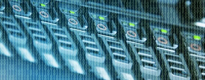 Streaming blue binary code representing cybersecurity data flow across APJ's mid-market. APJ Cybersecurity and the Digital Threat Landscape
