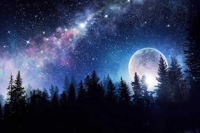 DodgeBox: A deep dive into the updated arsenal of APT41 | Part 1 An image of a bright moon and starry night above a dark forest.