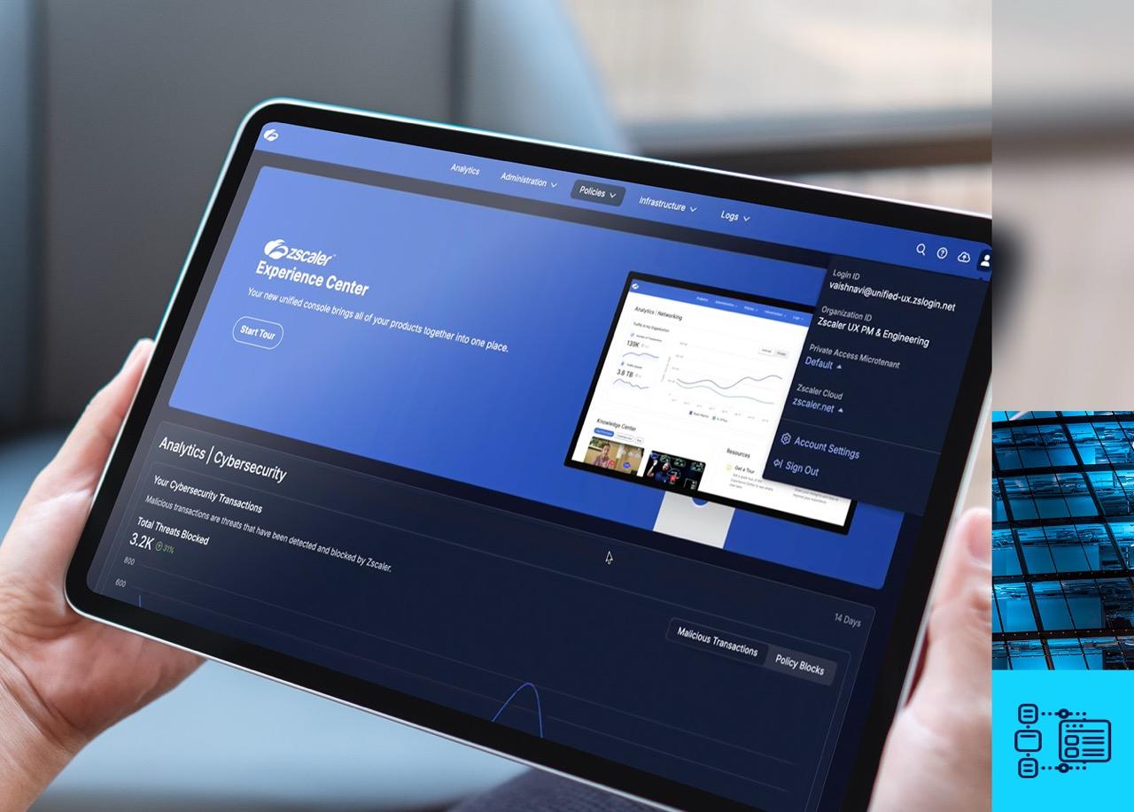 Zscaler Experience Center unified console for cybersecurity solutions