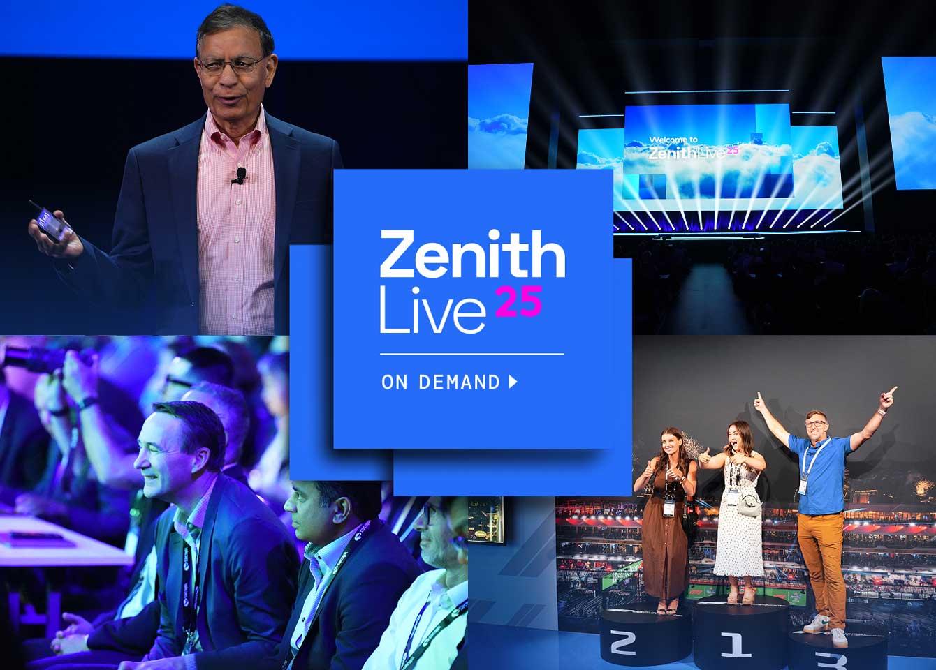 **Alt Tag:** "Zscaler CEO Jay Chaudhry presenting keynotes on zero trust and AI innovations at Zenith Live 2025"