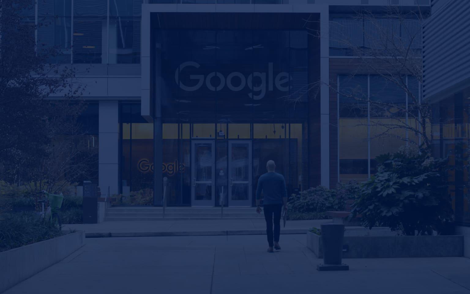 A view of Google's Seattle office emphasizing integrated Zero Trust Security with Zscaler for improved efficiency and safety.