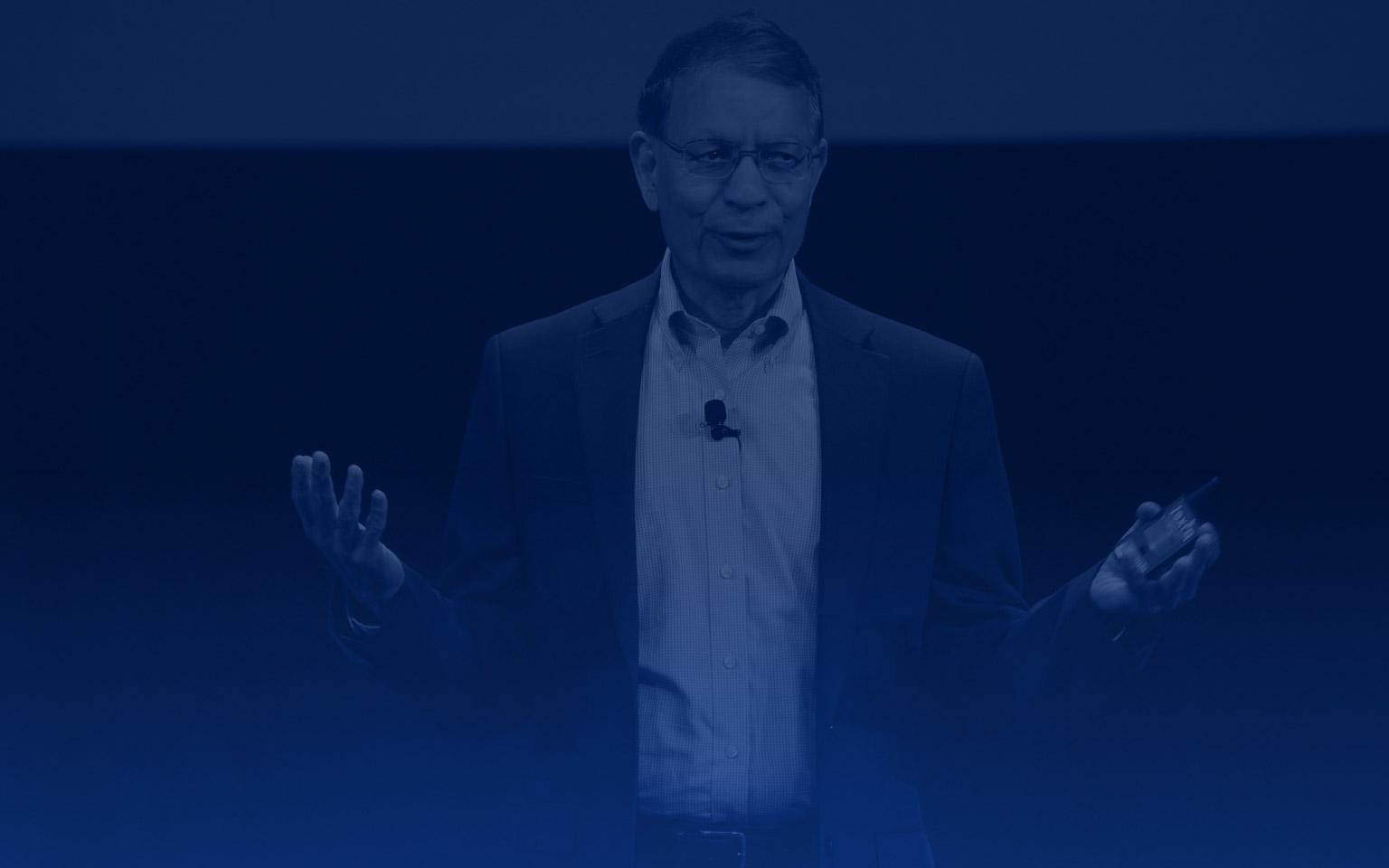 **Alt Tag:** "Zscaler CEO Jay Chaudhry presenting keynotes on zero trust and AI innovations at Zenith Live 2025"