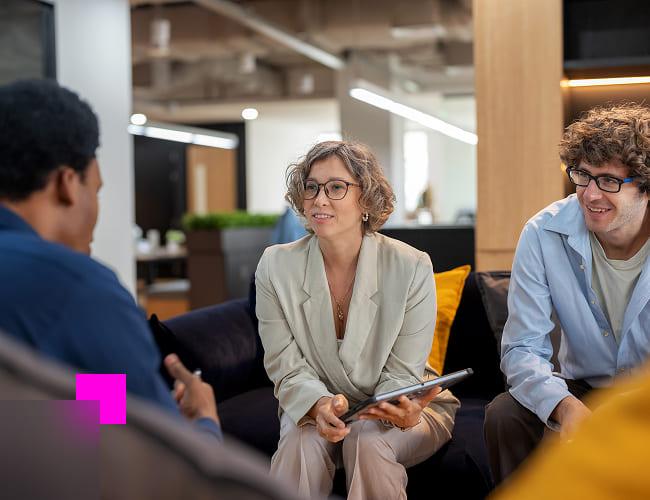 A group of professionals debating what the biggest challenges of network security are