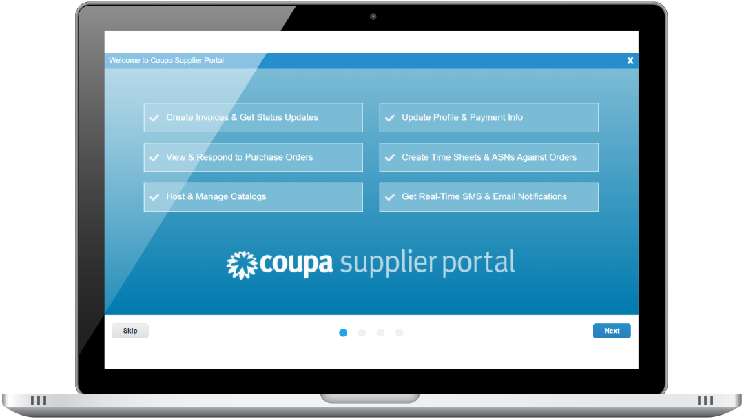 Create a Coupa Supplier Account