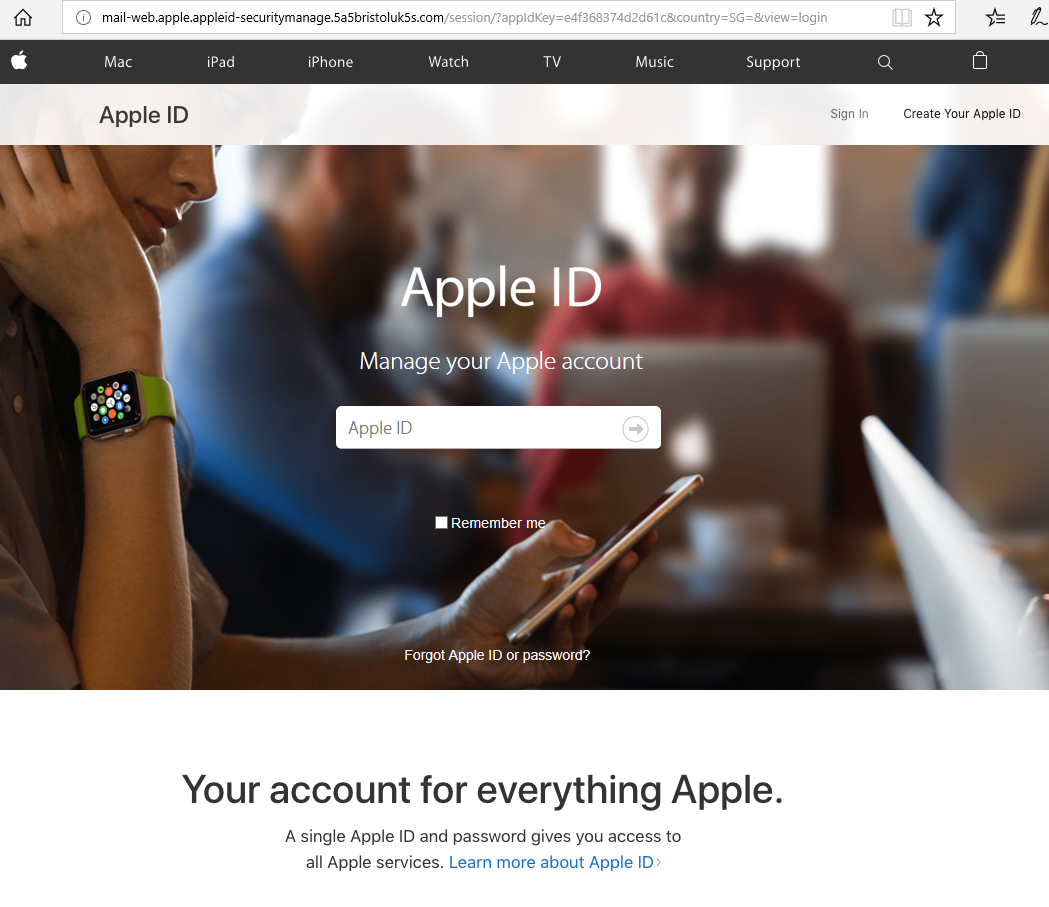 Apple Phishing