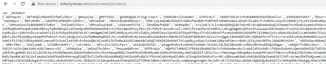 Malicious skimmer script injected on the Magento platform