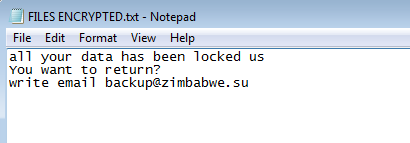 FILES ENCRYPTED.txt