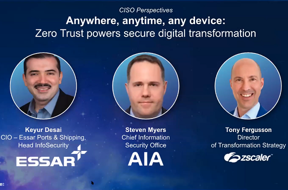 CISO Perspectives Panels: Anywhere, Anytime, Any Device