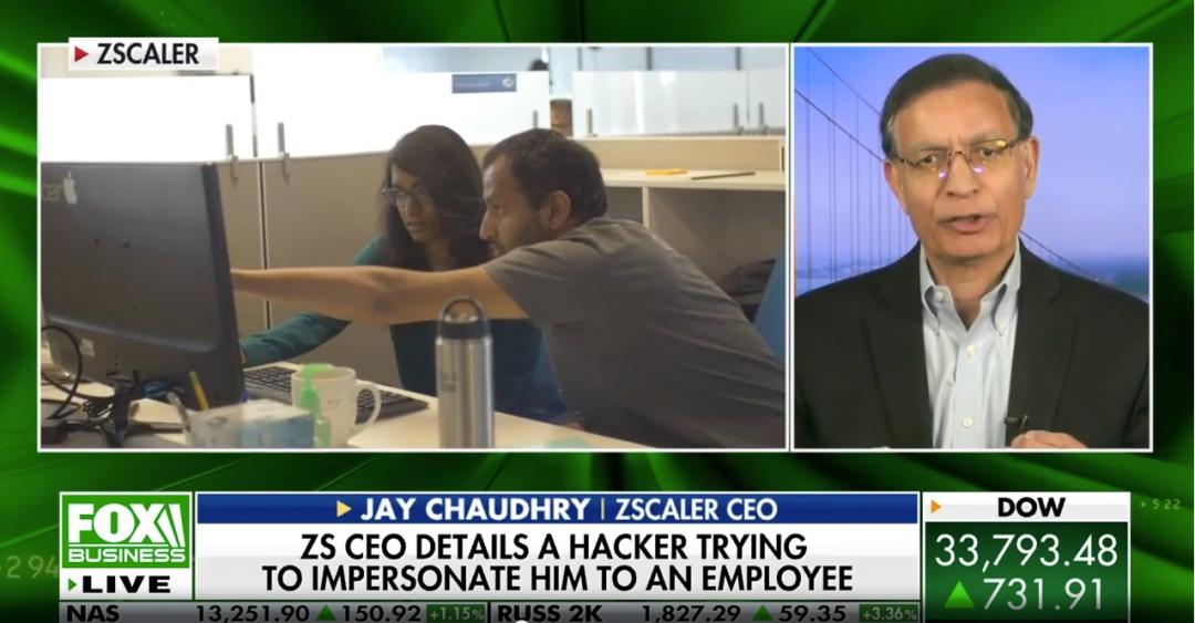 Jay Chaudhry on Fox Business