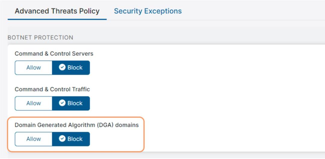 "Advanced Threat Policy"