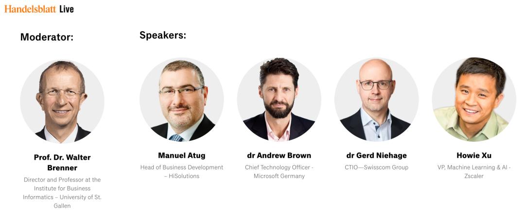 Handelsblatt CXO Roundtable speaker lineup