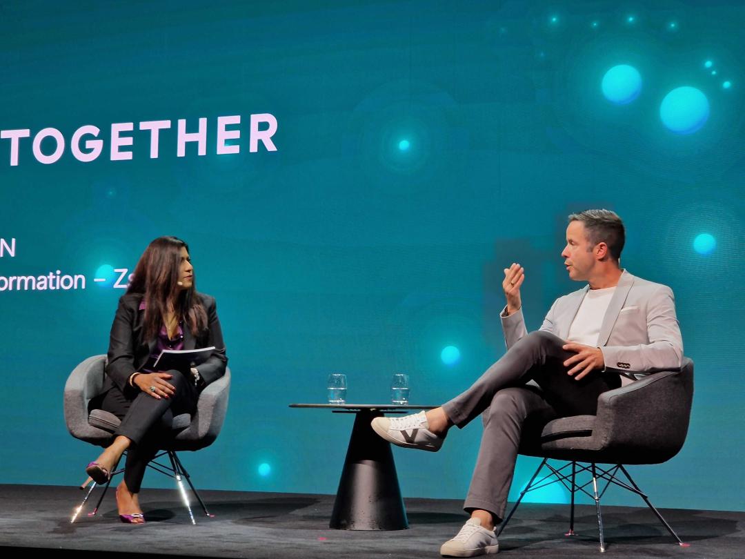 E.ON CISO René Rindermann onstage at Zenith Live 2023