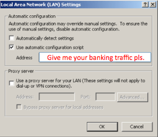Banking Malware Uses PAC File | Zscaler